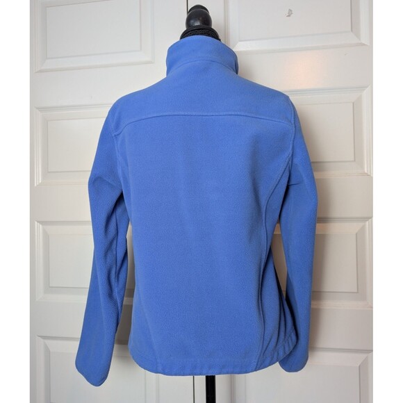 LL Bean Size XS Blue Full Zip Fleece Jacket Polartec Women's Outdoors Preppy - Picture 4 of 11